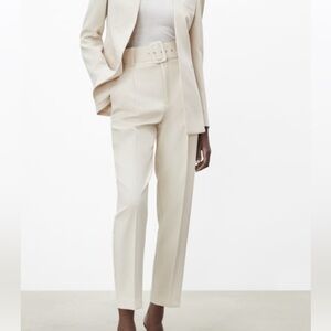 ZARA PANTS WITH FABRIC-COVERED BELT REF 4387/630
